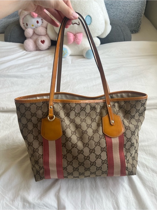 Gucci Handbags - Gucci Beige GG Supreme Canvas Tote